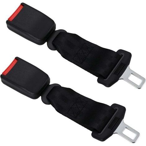 Set mit 2 universellen 23 cm Sicherheitsgurten für Autositz/Rollstuhl - Verstellbar & Verstärkt - Für Kinder/Erwachsene (1/5)