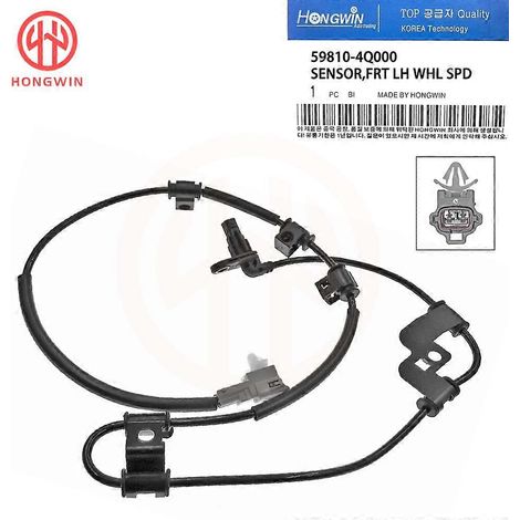 Capteur de vitesse de roue ABS avant/arrière gauche/droite pour Hyundai Sonata 2011-2016 1.6 2.0 2.4L l4 : références 59810-4Q000, 59830-4Q000 et 59910-4Q300 (avant gauche). (1/5)