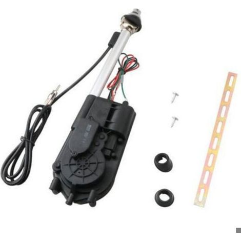Antenne Electrique Automobile - 5 Sections Acier Inoxydable - Compatible FM AM - Etanche - Courant 0,5 A - Kit de Remplacement ×1 (1/5)