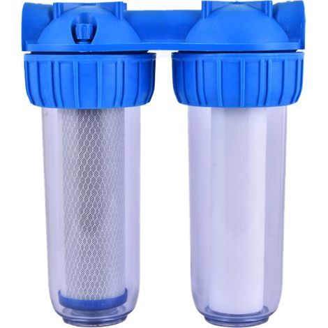 Filtre double Naturewater NW-BR10B3 3/4 pouce (26.16 mm) : Double filtration pour une eau plus propre (1/3)