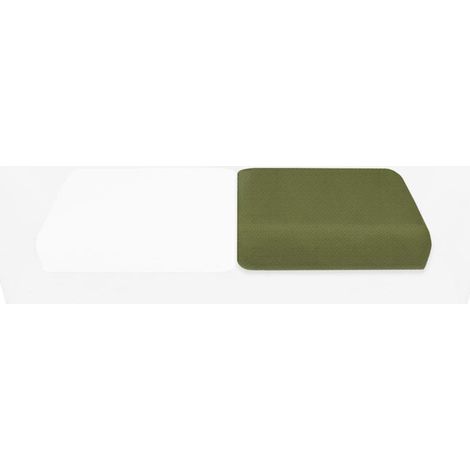 Copricuscino Divano Elasticizzato Varie Misure Copri Seduta 100% Made in Italy 2 Piazze - Verde