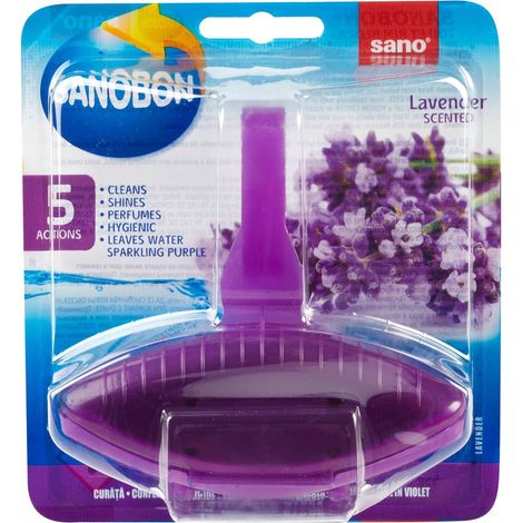 Porte-accessoires de toilette Sano 5 en 1, colorimétrique, 55 g, lavande (1/2)