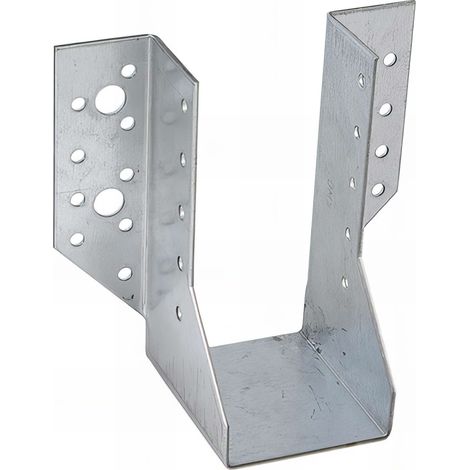 Sabot de charpente galvanisé à ailes extérieures - Larg. 60 x Ht. 130 mm
