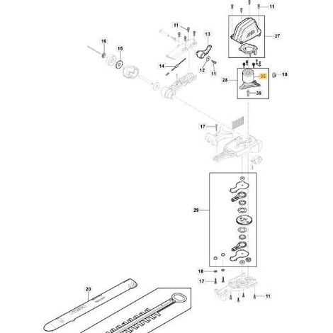 ORIGINAL STIGA MH 900 LI 48 MOTOR – 1188114668/0