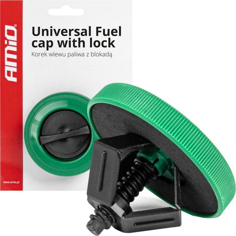 Tapón de llenado de combustible de emergencia universal con cerradura amio-04048 (1/5)