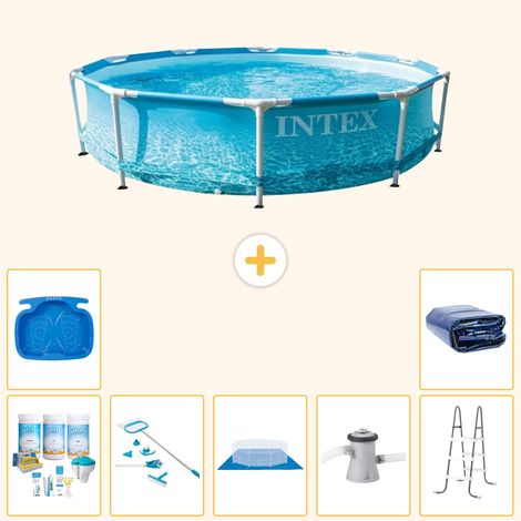 Intex Piscine Tubulaire Ronde - 305x76 cm - 8-pièces  S20366 (1/5)