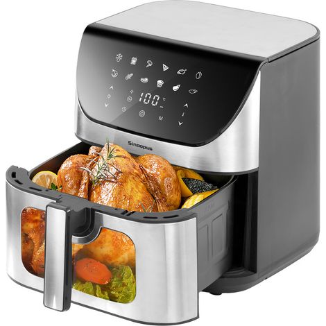 Friteuse sans huile 8,5L 1800W avec fenêtre, écran LED tactile et 12 programmes (1/5)