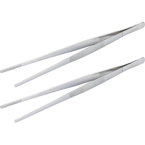 Lot de 2 pinces à barbecue de 30 cm, pinces à pain multifonctions pour servir des steaks et autres aliments, idéales pour les barbecues, les buffets et les fêtes.-301.5cm (1/4)