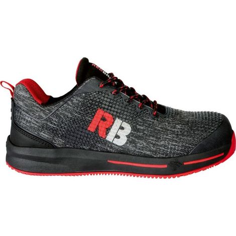Zapatos de seguridad 31348 Comet negro/rojo S3 Talla 48