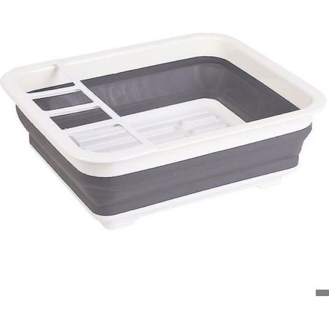 Pliable Dish Rack Cuisine Rangement Portable PliAge Maison TPR Rack Étagère Racks &Supports (1/5)