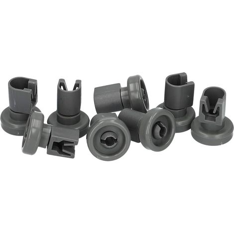 8x roulettess d'appui pour le panier supérieur du lave-vaisselle convient pour AEG Electrolux 5028696700 5028696700 502869670/0 (1/5)