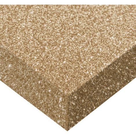 DIMEXACT - Rouleau adhésif rose gold pailleté - 122 cm x 2.5 m - En Rouleau