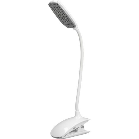LED-Tischlampe, 28 LED-Clip-Buchleuchte, wiederaufladbar, faltbar, für Schlafzimmer, Camping (1/5)