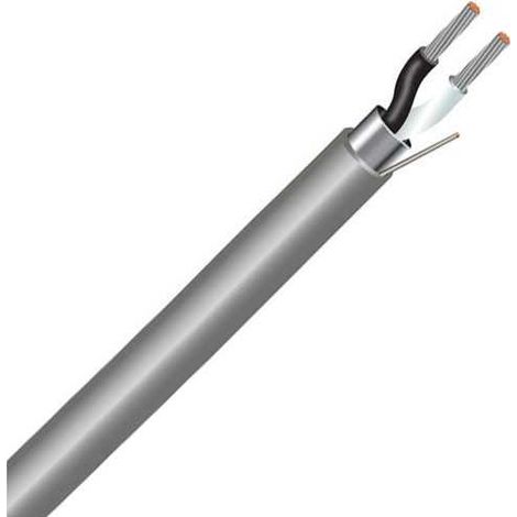Câble blindé 2xAWG18 – 2 conducteurs en cuivre étamé – Tension 300V – Isolation PVC – Longueur au mètre – 8760 – Belden