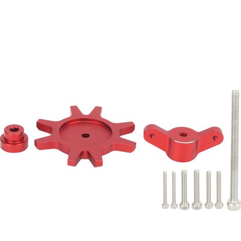 Lot d'outils en alliage pour montage/démontage de roues et pneus RC 1.9/2.2 pouces, rouge, pour crawler 1/10 (1/5)