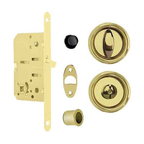 KIT PER PORTE SCORREVOLI CON NOTTOLINO AGB E50 - Cromata