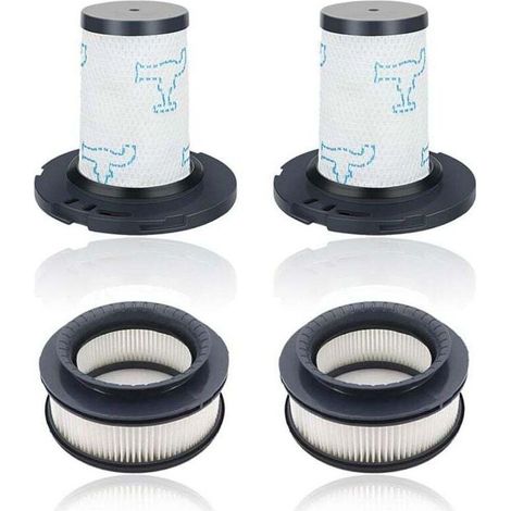 Filtre Aspirateur Rowenta X-Force Flex 11.60 12.60 14.60 15.60, Kit 4 Filtres Pré et Post-Moteur Réutilisables, Remplace ZR009007 ZR009008 (1/4)