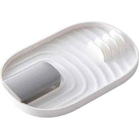 Porte-ustensiles de cuisine Porte-ustensiles de cuisine multifonctionnel Porte-cuillères et porte-couvercles de casseroles Pliable (1/5)