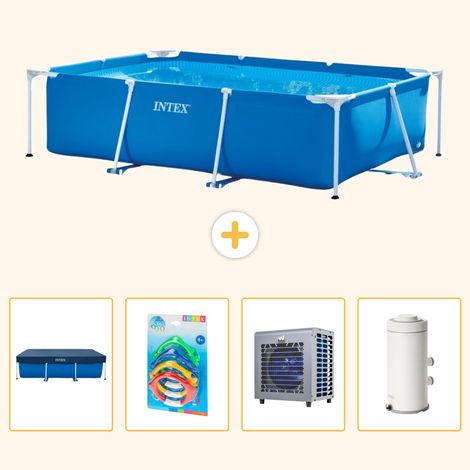 Intex Piscine Tubulaire Rectangulaire - 300x200x75 cm - 5-pièces S164 (1/5)
