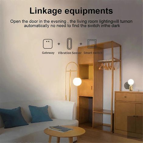 Détecteur d'inclinaison et capteur de vibrations intelligent Tuya Zigbee (1/5)