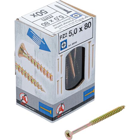 Schrauben BGS multifunctional pz2 5 mm Durchmesser 80 mm Länge (1/4)
