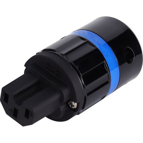 Connecteur Audio Monosaudio F104R Femelle, Prise d'Alimentation 100-250V en Cuivre Pur avec Plaquage Rhodium (1/5)