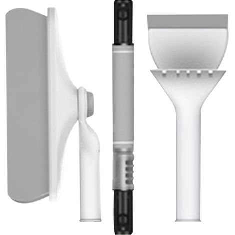 Grattoir à glace pour pare-brise de voiture – Outil de dégivrage robuste, pelle à glace et à neige professionnelle Poignée ergonomique pour enlever la neige et le givre, outil multifonction pour la (1/5)