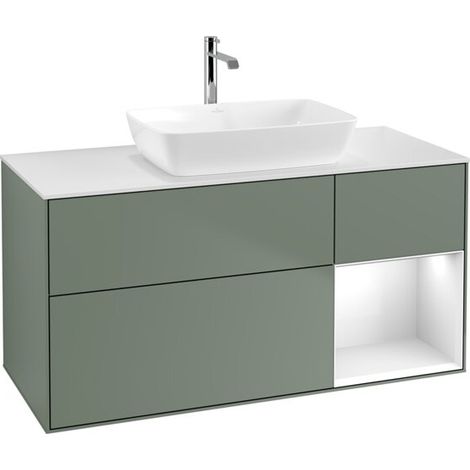 Villeroy & Boch F831GFGM Meuble sous lavabo Finion F83 (1/2)