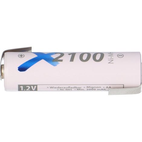 Mignon AA Akku LSD Basic Ni-MH 1,2V 2100mAh Z Lötfahne (1/5)