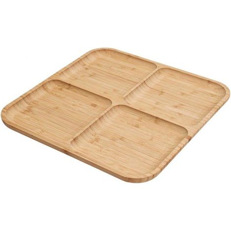 EXCELLENT Plateau en bois 30 x 30 cm KO-784610130 (1/2)
