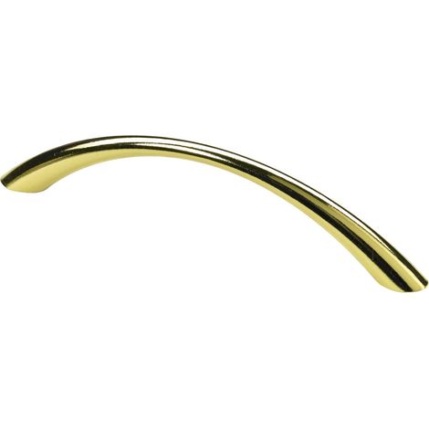 Hettich Möbelgriff vermessingt gold 11,5 x 145 x 30 mm - 1 Stück Möbelgriff
