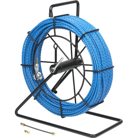aiguille polyester - diamètre 6 mm - 50 mètres - avec dérouleur - bizline 760008