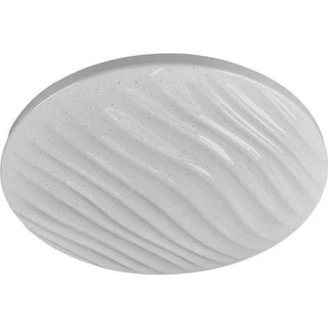 Plafón Olot 24 W 4000 K blanco 2376 lm 37x37x6 cm