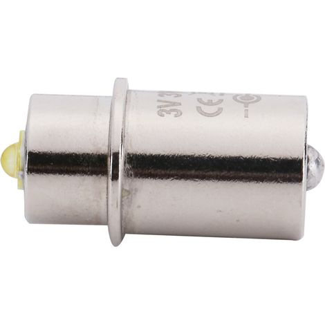Ampoule LED P13.5S 3W, Blanc Froid 6000K, pour Lampe Torche - Source Lumineuse Haute Luminosité, 3V DC (1/5)