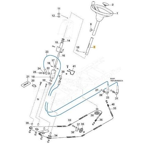 PIANTONE INFERIORE STERZO PCH VNGA+CTF ORIGINALE STIGA - 387520119/0