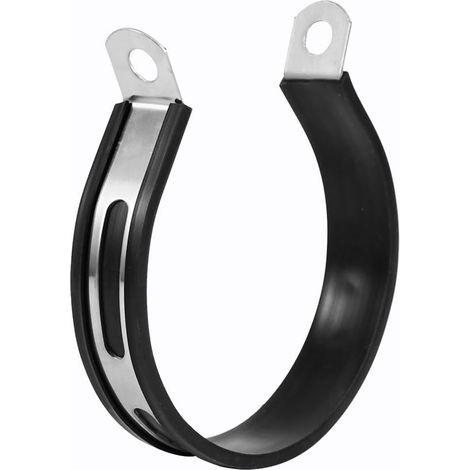 Tuyau de Silencieux d'Échappement Demi-Cercle, Support de Fixation de Tuyau de Silencieux d'Échappement en Acier Inoxydable (1/5)
