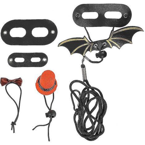 1 laisse nœud papillon lézard pour chapeau (1/3)