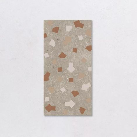 Carrelage Effet Terrazzo AMA 60x120 cm Tortora Ricetta (1/3)