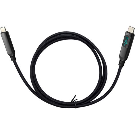 i-tec Thunderbolt 4/USB4 Class Pro Cable 240W with LCD (40 Gbps, 150 cm) (1/5)
