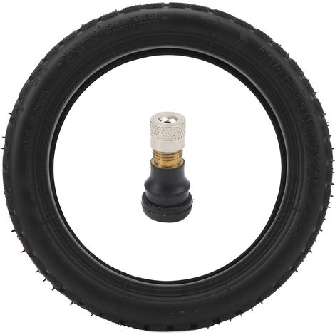 Pneu électrique 50/75‑6.1 pour trottinette, ant crevaison, en nid d'abeille, remplacement de roue, sans air, résistant aux perforations (1/5)