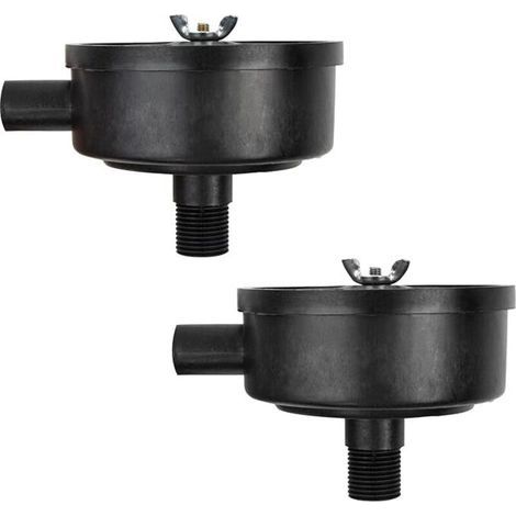 Filtre Silencieux Compresseur D'air Accessoires, à air Comprimé 1/2" 20mm Male Filetage Plastiques Coque Air Compresseur Silencieux Filtres pour Les Chaudières à Compresseur D'air 2 Pièces