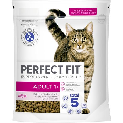 Perfect Fit Adult 1+ mit Lachs Katzenfutter 750g (1/3)