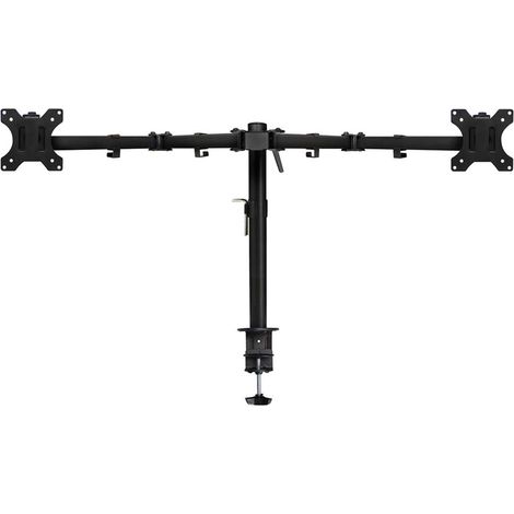 ACT Soporte de Escritorio para Monitor, 2 Pantallas de hasta 32 Pulgadas, Negro (1/5)