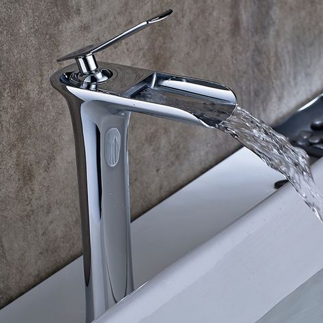 Robinet mitigeur de lavabo mitigeur robinet lavabo cascade lavabo salle de bain chrome