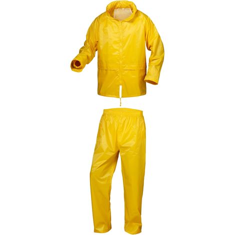 Gr .L (54/56) SONDERBORG REGENSET gelb SONDERBORG RAIN SET WITHJACKET AND TR