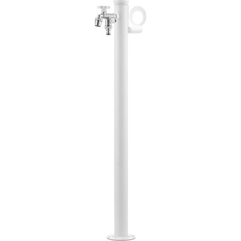 Fontana da Giardino con Doppio Rubinetto Belfer 42/SRR Bianco (1/5)