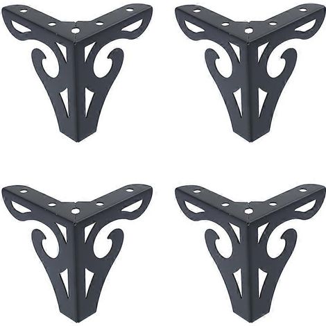 Pieds de canapé en métal, pieds de meubles creux, ensemble de remplacement de 4 pièces pour usage domestique (1/5)