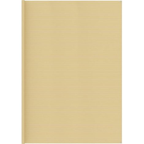 Tapis de tente, Tapis de jardin, Tapis de Camping extérieur 400x400 cm Beige MKS71681 (1/4)