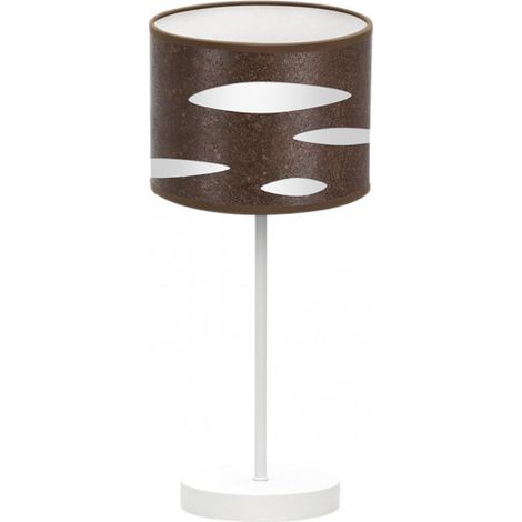 Lampada da tavolo Odra 1xe14 Bianco/Ruggine 42x17x17 Cm brand FABRILAMP