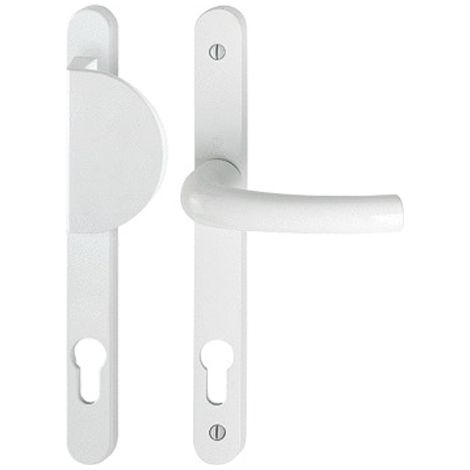 Hoppe – Ensemble Tokyo double béquille clé I palière pour cylindre européen entraxe 92mm – Aluminium fondu – Installation facile sans vis apparentes (1/4)
